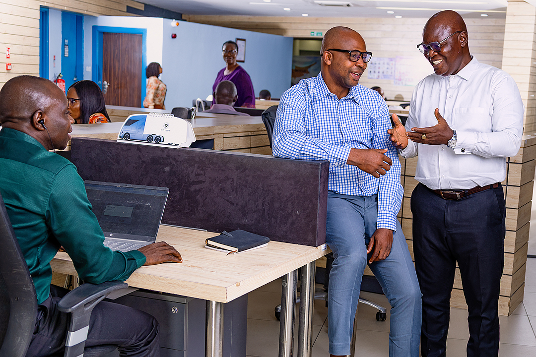 A.G. Leventis team collaborating at the Lagos head office